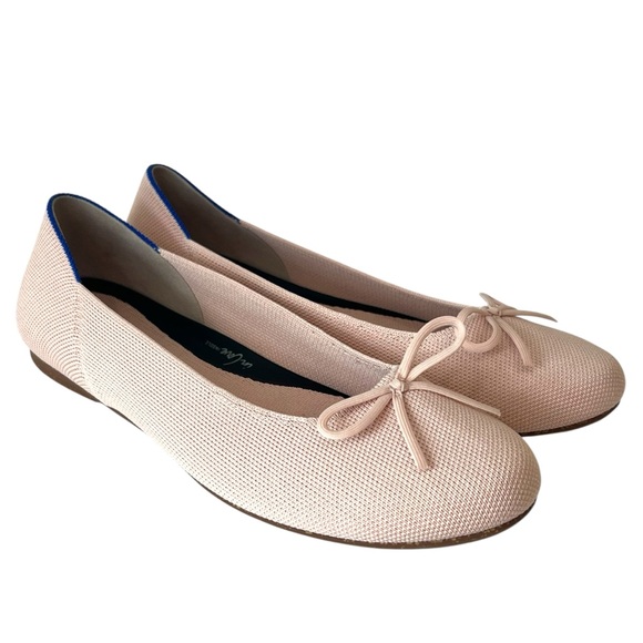 Rothy's Shoes - Rothy’s Women’s The Ballet Flat Bow‎ Pastel Pink Ballerina Slip On Size 9.5 NEW